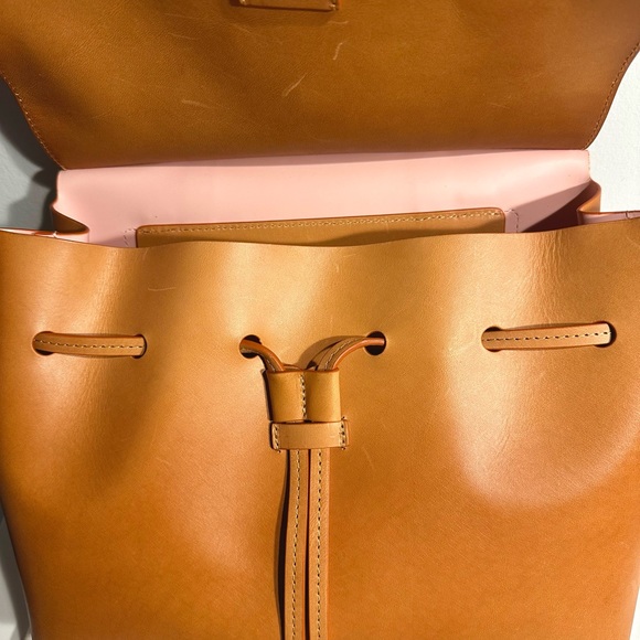 Mansur Gavriel Lady Bag- Regular Size, Camel Colour - Picture 6 of 13